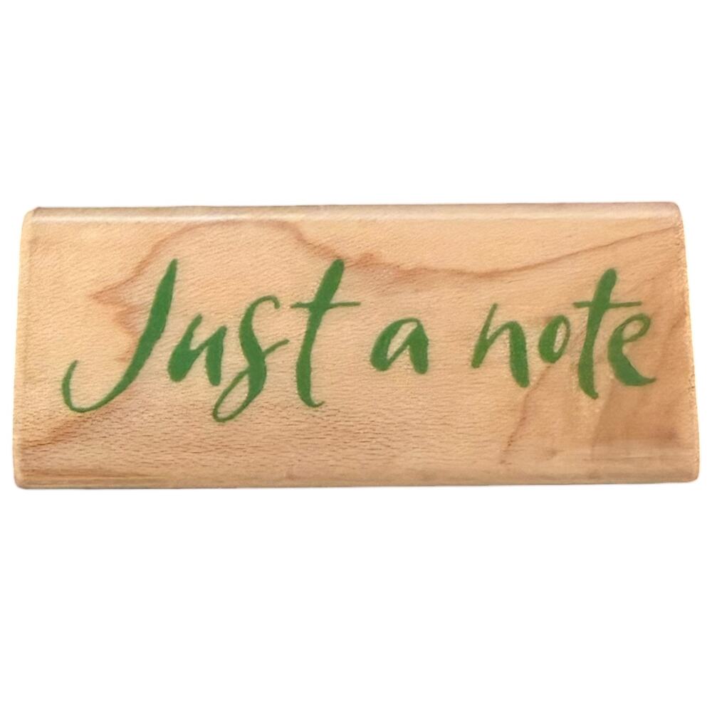 Rubber Stampede Just A Note A2474C Crafting Card Making Rubber Stamp